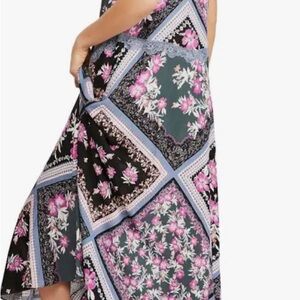 Floral Patchwork Maxi Dress